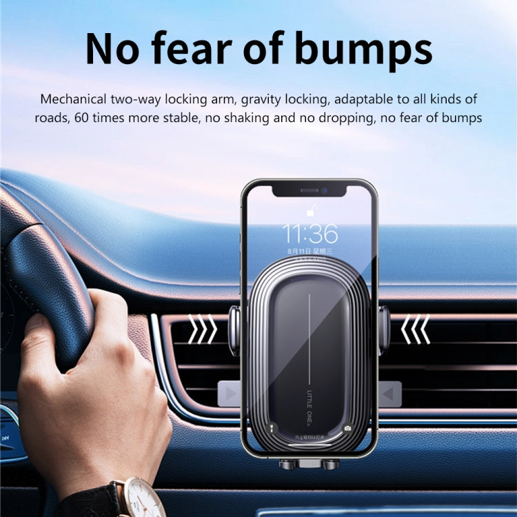 Little One Gravity Car Holder Air Vent Clip Mount Mobile Cell Stand Smartphone GPS Support - Car Holders by PMC TechLife | Online Shopping South Africa | PMC TechLife