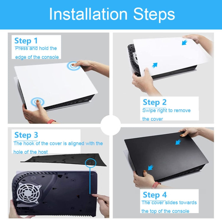 HBP-384 For Sony PS5 Digital Edition Console Protective Shell Game Console Accessories(Blue) - Cases by PMC TechLife | Online Shopping South Africa | PMC TechLife