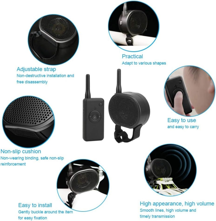 Mini Drone Megaphone Wireless Portable Speaker 2KM Control for DJI Mavic Mini/Mavic 2/Mavic Pro/FIMI X8SE/Phantom/Hubsan Zino - Others by PMC Jewellery | Online Shopping South Africa | PMC Jewellery