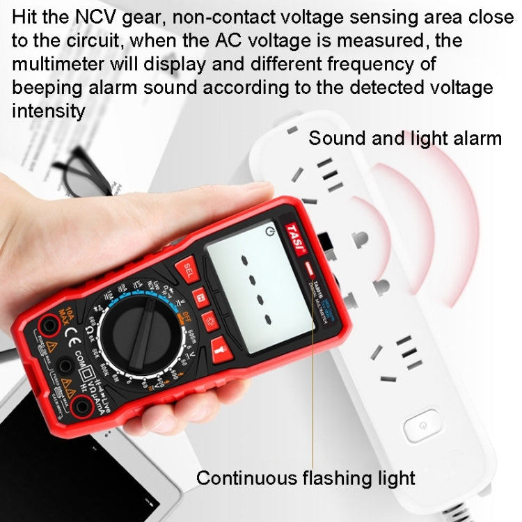 TASI TA801B Automated Manual Integral Digital Multimeter High Precision Digital Display Ammeter - Digital Multimeter by TASI | Online Shopping South Africa | PMC TechLife | Buy Now Pay Later Mobicred