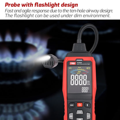 TASI TA702A Simulation Bar Display Cumbelo Gas Detector Portable Gas Testing Instrument Natural Gas Discovery Detective - Gas Monitor by TASI | Online Shopping South Africa | PMC Jewellery | Buy Now Pay Later Mobicred