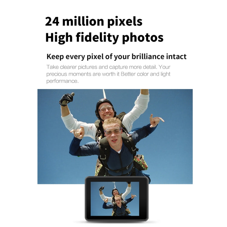 5K/30FPS WIFI HD Anti-Shake Remote Touch Dual-Screen IP68 Waterproof Sports Camera, Style: Black - Other Camera by PMC TechLife | Online Shopping South Africa | PMC TechLife