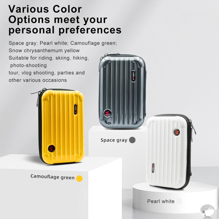 For Insta360 GO 3 AMagisn Hard Shell Storage Bag Waterproof Bag(Yellow) - free shipping - PMC TechLife - Order now!