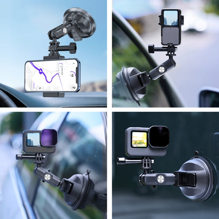 TELESIN Car Action Camera Holder Suction Cup 360 Degree Adjustable - free shipping - PMC TechLife - Order now!