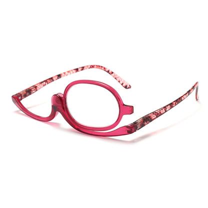 Makeup Presbyopic Glasses Monolithic Reading Glass Magnifying Glass, Degree: +100(Red) - Presbyopic Glasses by PMC Jewellery | Online Shopping South Africa | PMC Jewellery