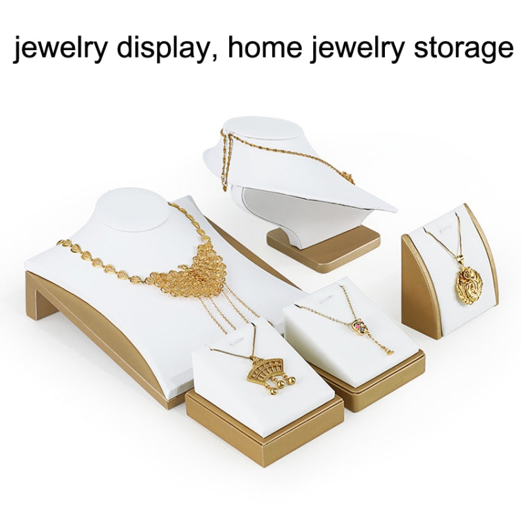 35x25x3cm Inclined Increase Plate Jewelry Display Microfiber Jewelry Props Display Rack - Jewelry Storages by PMC Jewellery | Online Shopping South Africa | PMC Jewellery