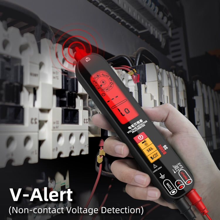 BSIDE S6 Smart Digital Multimeter Current Test Pen Capacitance Temperature Voltage Detector(Charging Model) - free shipping - PMC TechLife - Order now!