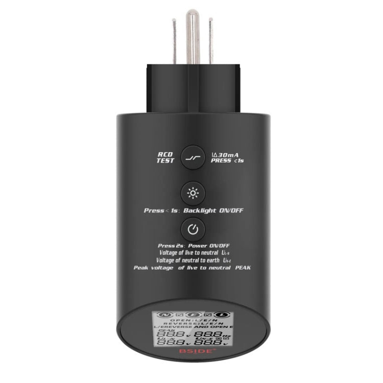 BSIDE ASTS Circuit Analyzer Plug Power Tester US Plug - free shipping - PMC TechLife - Order now!