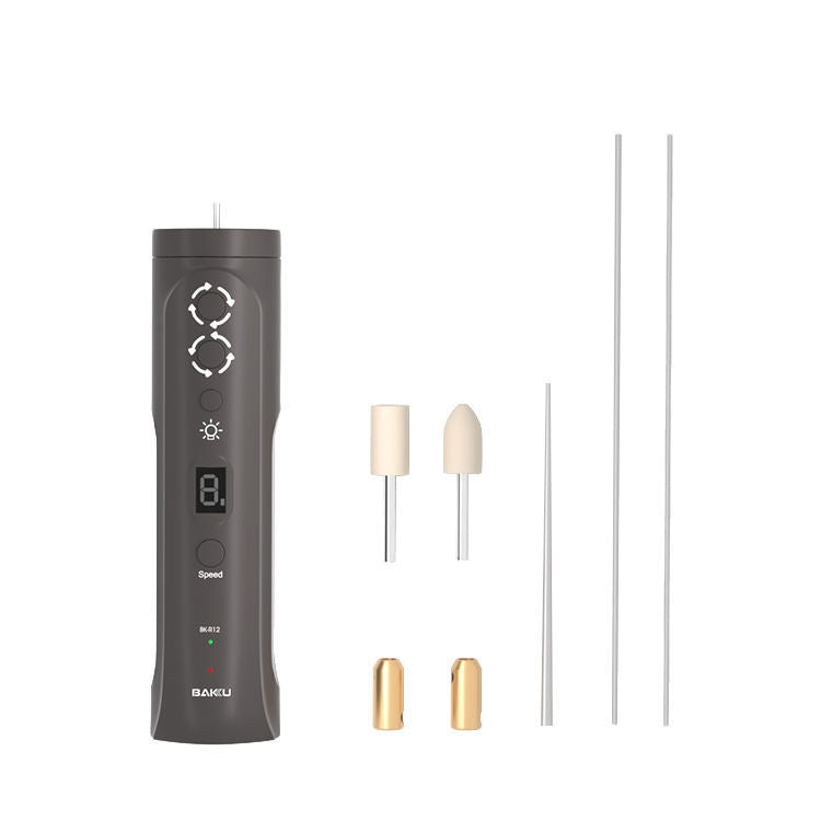 BAKU BK-R12 Electric Glue Remover Phone Repair OCA Glue Removing Tool With Light - Dust Remove Tool by Baku | Online Shopping South Africa | PMC Jewellery | Buy Now Pay Later Mobicred