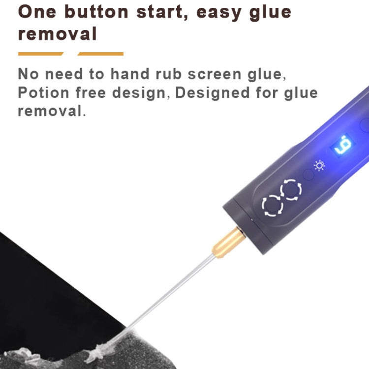 BAKU BK-R12 Electric Glue Remover Phone Repair OCA Glue Removing Tool With Light - Dust Remove Tool by Baku | Online Shopping South Africa | PMC Jewellery | Buy Now Pay Later Mobicred