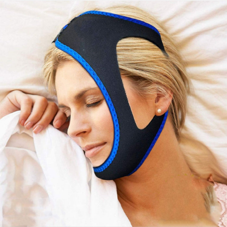 2 PCS Triangular Shackles with Chin Straps for Men and Women to Prevent Snoring(Blue) - Anti Snoring Tools by PMC TechLife | Online Shopping South Africa | PMC TechLife