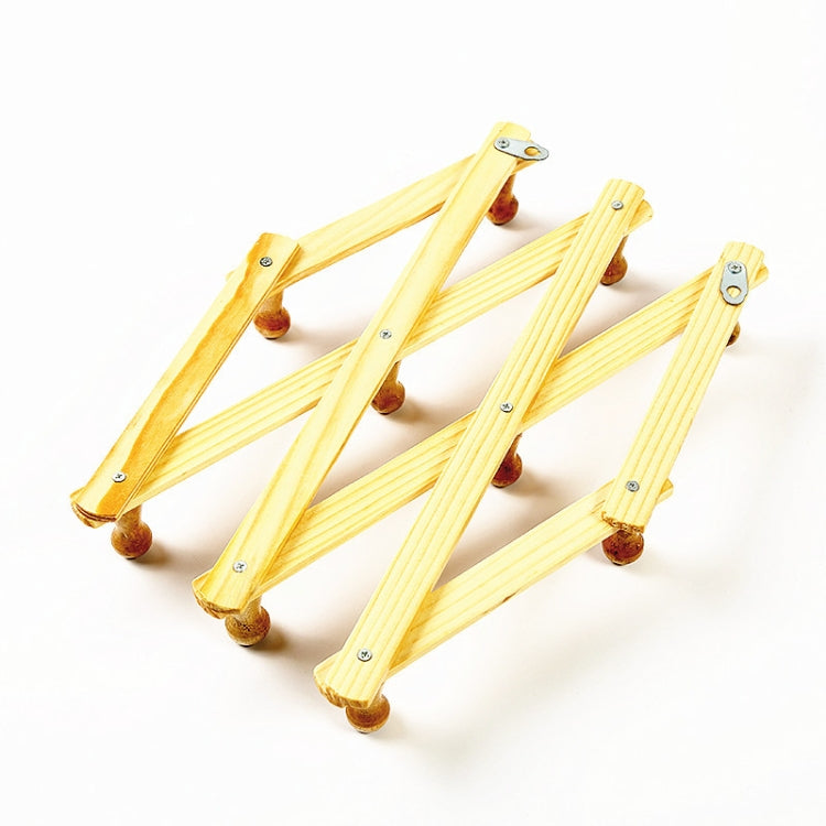 Solid Wooden Retractable Wall Hanging Folding Coat Rack Drying Rack - free shipping - PMC TechLife - Order now!