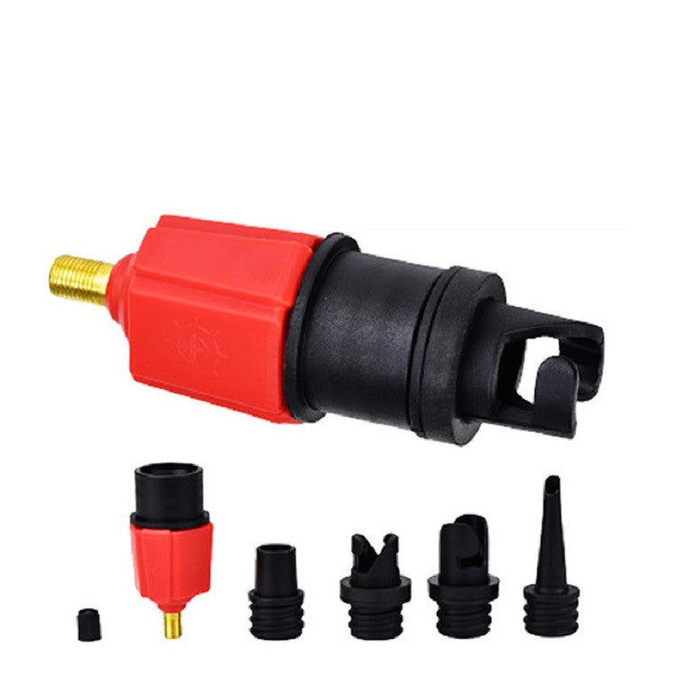 Surfing Paddle Board Rubber Boat Inflatable Bed Air Valve Adapter Car Air Pump Adapter(Red) - Inflatable Pump by PMC TechLife | Online Shopping South Africa | PMC TechLife