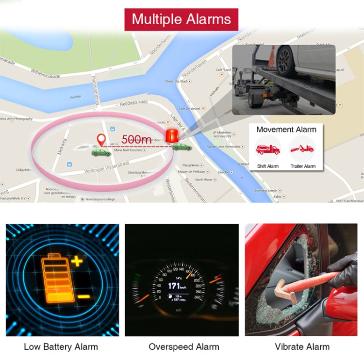 TK905 Car Truck Vehicle Tracking 2G GSM GPRS GPS Tracker - Car Tracker by PMC TechLife | Online Shopping South Africa | PMC TechLife