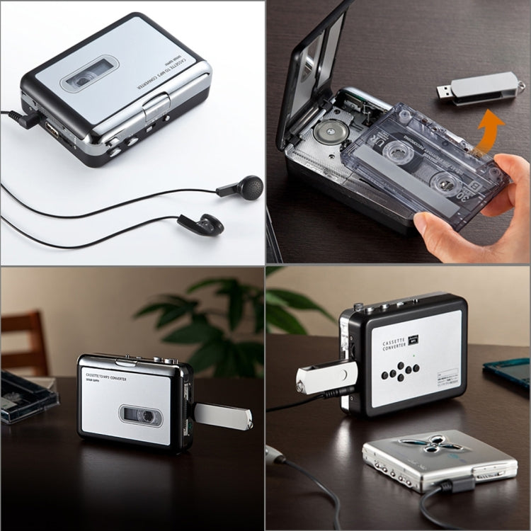 USB Cassette Tape to MP3 Converter Capture Audio Music Player - Tape Converter by PMC TechLife | Online Shopping South Africa | PMC TechLife