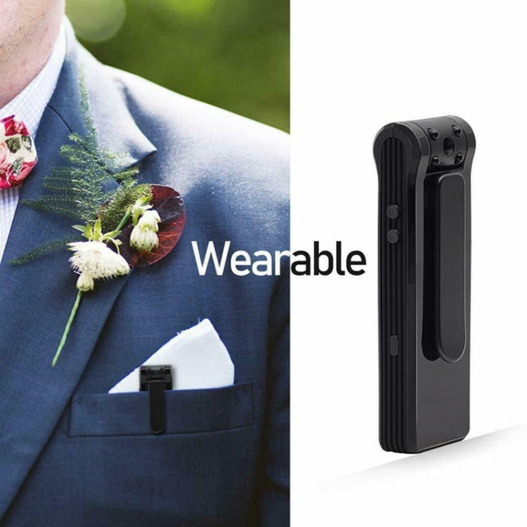 B19 Back Clip Design 1080P HD Camera Video Recorder, Support Motion Detection / Infrared Night Vision /180 Degrees Rotation Camera / TF Card / OTG - Recording Pen by PMC Jewellery | Online Shopping South Africa | PMC Jewellery