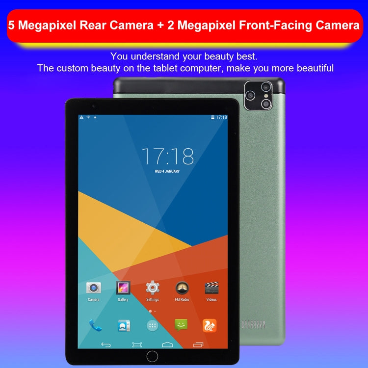 BDF P8 3G Phone Call Tablet PC, 8 inch, 2GB+32GB, Android 9.0, MTK8321 Octa Core Cortex-A7, Support Dual SIM & Bluetooth & WiFi & GPS, EU Plug(Black) - free shipping - PMC TechLife - Order now!