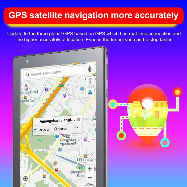 BDF P8 3G Phone Call Tablet PC, 8 inch, 2GB+32GB, Android 9.0, MTK8321 Octa Core Cortex-A7, Support Dual SIM & Bluetooth & WiFi & GPS, EU Plug(Grey) - free shipping - PMC TechLife - Order now!