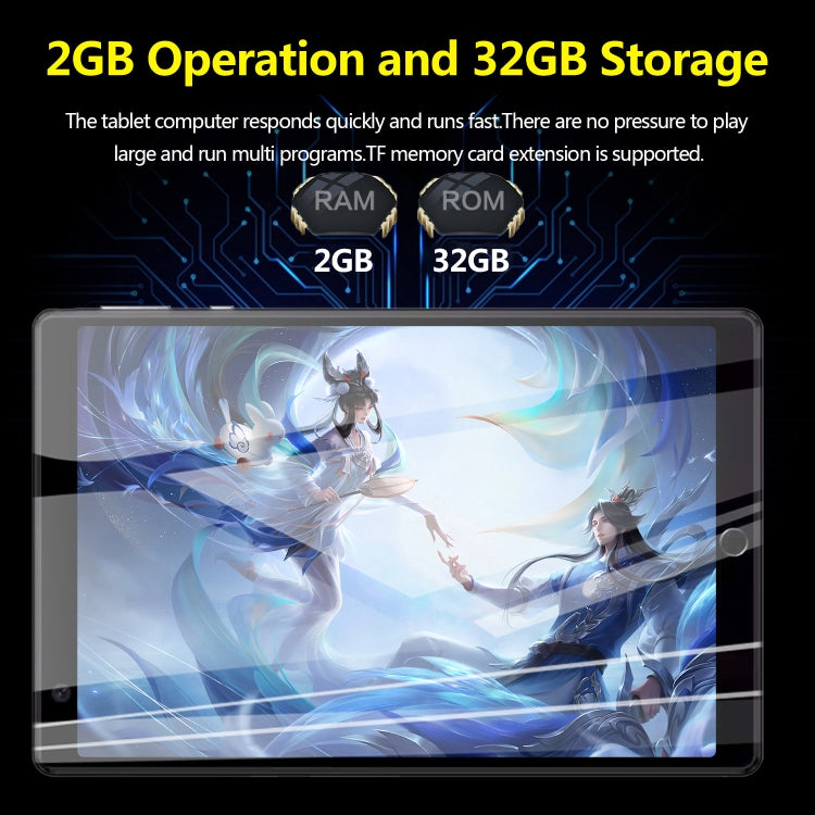 BDF P8 3G Phone Call Tablet PC, 8 inch, 2GB+32GB, Android 9.0, MTK8321 Octa Core Cortex-A7, Support Dual SIM & Bluetooth & WiFi & GPS, EU Plug(Grey) - free shipping - PMC TechLife - Order now!