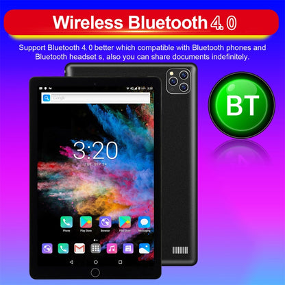 BDF A10 3G Phone Call Tablet PC, 10 inch, 2GB+32GB, Android 9.0, MTK8321 Octa Core Cortex-A7, Support Dual SIM & Bluetooth & WiFi & GPS, EU Plug(Silver) - BDF by BDF | Online Shopping South Africa | PMC Jewellery