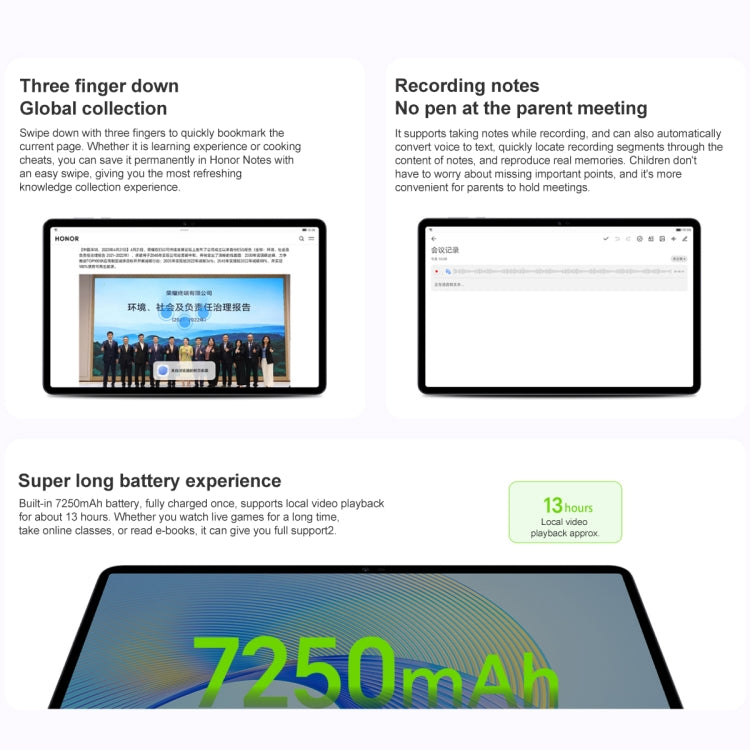 Honor Pad X8 Pro ELN-W09 WiFi, 11.5 inch, 4GB+128GB, MagicOS 7.1 Qualcomm Snapdragon 685 Octa Core, 6 Speakers, Not Support Google (Grey) - Huawei by Huawei | Online Shopping South Africa | PMC Jewellery | Buy Now Pay Later Mobicred