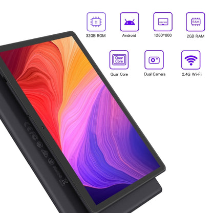 Pritom M10 WiFi Tablet, 10.1 inch, 2GB+32GB, Android 10 SC7731E Quad Core 1.3GHz CPU, Support 2.4G WiFi / Bluetooth, Global Version with Google Play, US Plug(Dark Gray) - Other by PRITOM | Online Shopping South Africa | PMC Jewellery