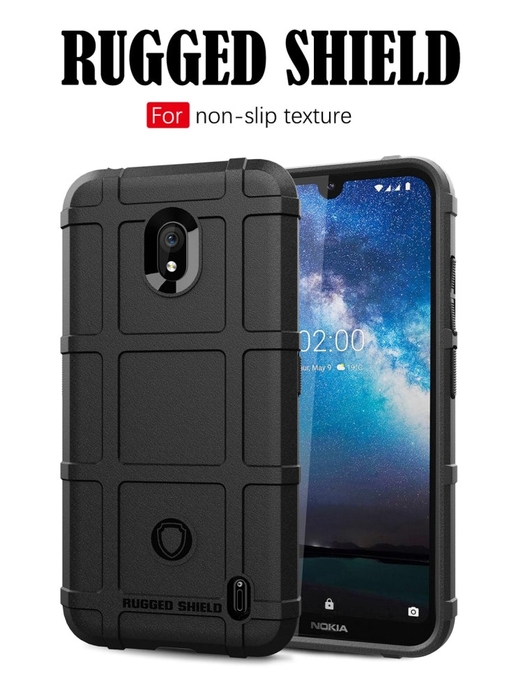 Shockproof Protector Cover Full Coverage Silicone Case for Nokia 2.2 (Black) - Nokia Cases by PMC TechLife | Online Shopping South Africa | PMC TechLife